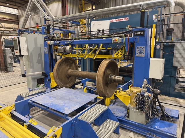 SIMMONS WSM-450 Outboard Bearing Journal and Back-to-Back Measurement System installation