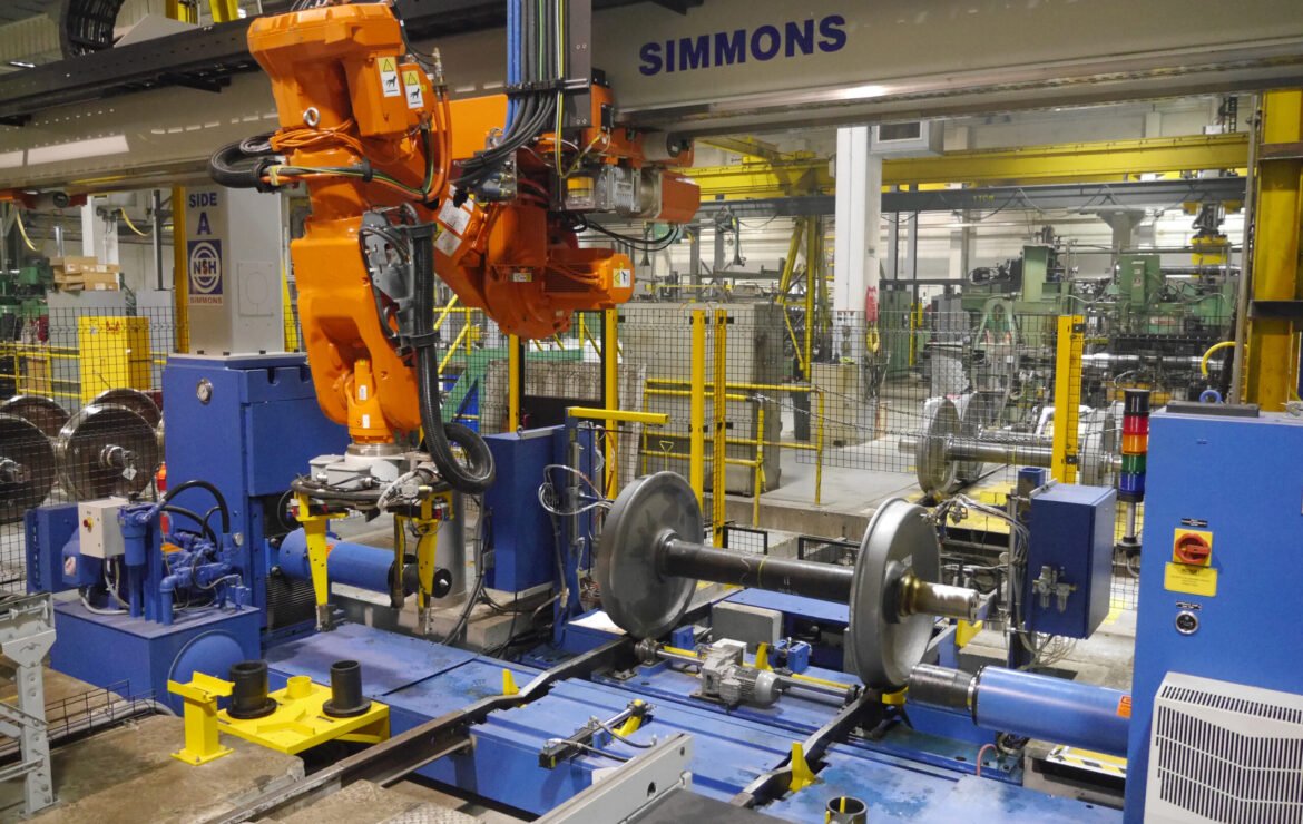 Simmons Wheel Shop Automation Featured in Railway Gazette International