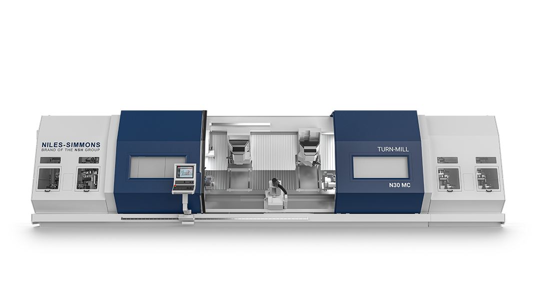 Niles-Simmons machine tool for turning, boring, and milling operations
